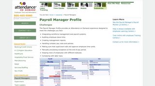 Payroll Managers - Attendance on Demand
