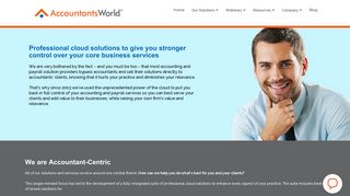 AccountantsWorld: Cloud solutions for accountants