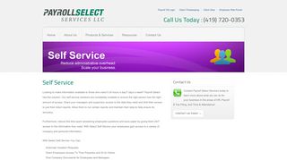 Self Service | Payroll Select Services