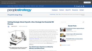 Payroll: getting strategic about this non-strategic HR process ...