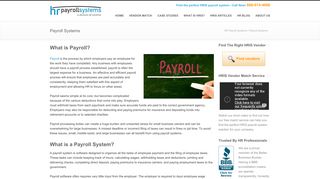 Payroll Systems - HR Payroll Systems