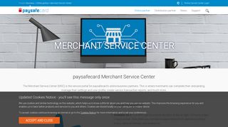 Merchant Service Center - paysafecard.com