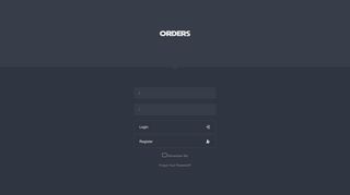 Orders | Login