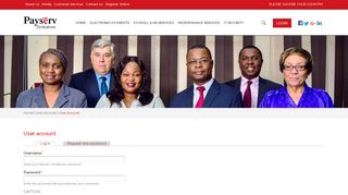 User account | Payserv Zimbabwe - Payserv Africa