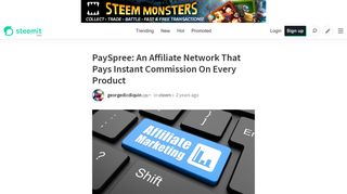 PaySpree: An Affiliate Network That Pays Instant Commission On ...