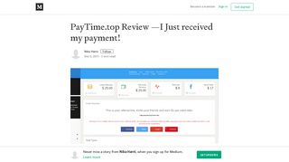 PayTime.top Review —I Just received my payment! – Nika Harni ...