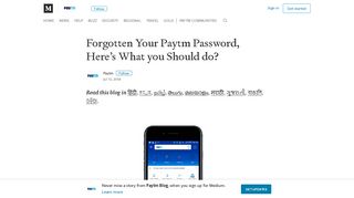 Forgotten Your Paytm Password, Here's What you Should do?