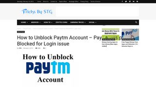 How to Unblock Paytm Account - Paytm Temporary Blocked for Login ...