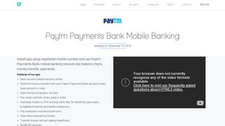 Paytm Mobile Banking using App in 4 Easy Steps - Cointab