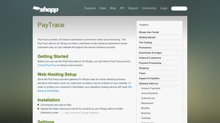 PayTrace - Documentation » Documentation — The Official User ...