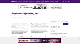 Paytronix Systems, Inc. | Mobile Payments Today
