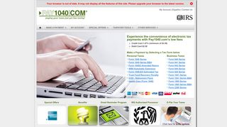 Pay1040.com - IRS Authorized Payment Provider