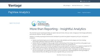 PayView Analytics - Vantage Card Services