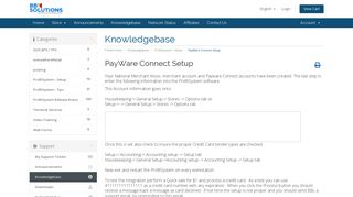 BBL Systems, Inc - Knowledgebase - PayWare Connect Setup