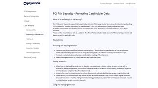 PCI PIN Security - Protecting Cardholder Data | Developer Portal