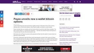 Payza unveils new e-wallet bitcoin options | Mobile Payments Today