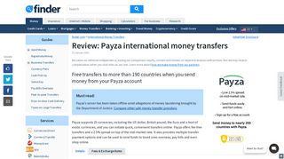 Payza international money transfers review January 2019 | finder.com