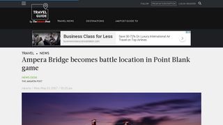 Ampera Bridge becomes battle location in Point Blank game - News ...