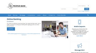 Online Banking - Peoples Bank