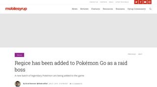 Regice has been added to Pokémon Go as a raid boss - MobileSyrup