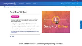 SendPro® Online all-in-one solution for small businesses | Pitney Bowes