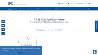 P-736.PDO Petri Dish Holder - Physik Instrumente
