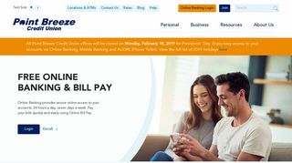 Online Banking & Bill Pay | Point Breeze Credit Union