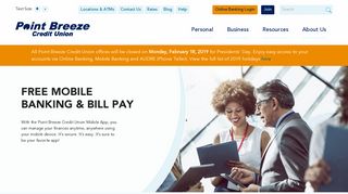 Mobile Banking & Bill Pay | Point Breeze Credit Union