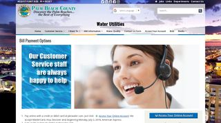 Water Utilities Bill Payment Options - Palm Beach County