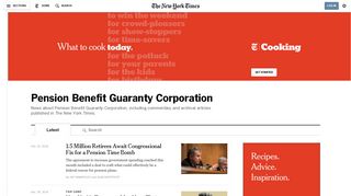 Pension Benefit Guaranty Corporation - The New York Times