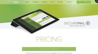 PBHS Secure Email Pricing |HIPAA Compliant Email Cost | 855-932 ...