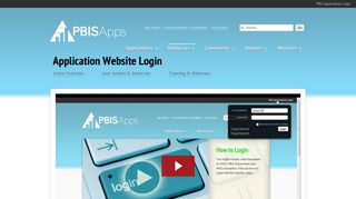 PBISApps.org | Application Website Login