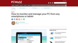 How to monitor and manage your PC from any smartphone or tablet ...