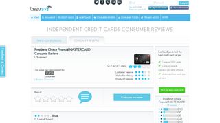 Presidents Choice Financial MASTERCARD | Reviews shared by ...