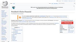President's Choice Financial - Wikipedia