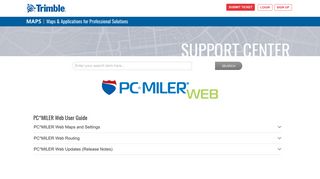 PC*MILER Web User Guide : PC*MILER
