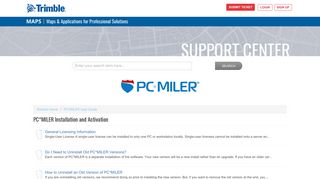 PC*MILER Installation and Activation : PC*MILER