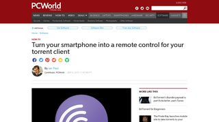 Turn your smartphone into a remote control for your torrent client ...