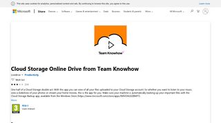 Get Cloud Storage Online Drive from Team Knowhow - Microsoft Store ...