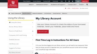 My Library Account - Library - Pasadena City College