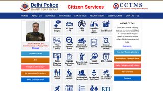 Citizen Services - DELHI POLICE Shanti Sewa Nyaya
