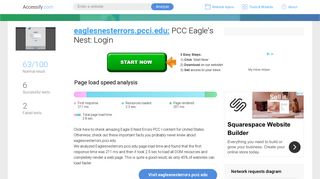 Access eaglesnesterrors.pcci.edu. PCC Eagle's Nest: Login
