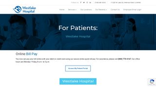 Patient Portal | Patient Login | Patient Care - Westlake Hospital