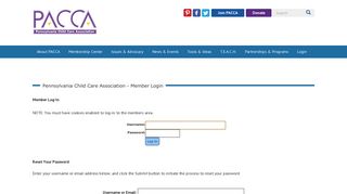 Pennsylvania Child Care Association - MemberLeap