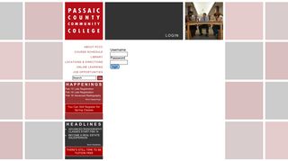 Login - Passaic County Community College