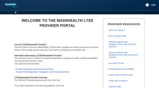 MassHealth LTSS Provider Portal
