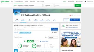 PCF-Publishers Circulation Fulfillment Reviews | Glassdoor