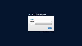 PCG PPM Solution :: Login