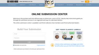 PCGS Online Submission Form - PCGS.com