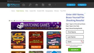 Token Games/Matching/Mahjongg | PCH.com
